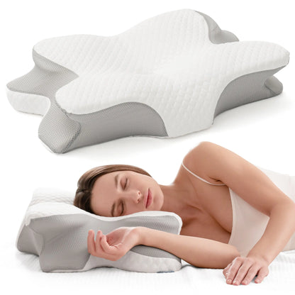Cervical Memory Foam Pillow | Neck Pain Relief & Support 💤🌙