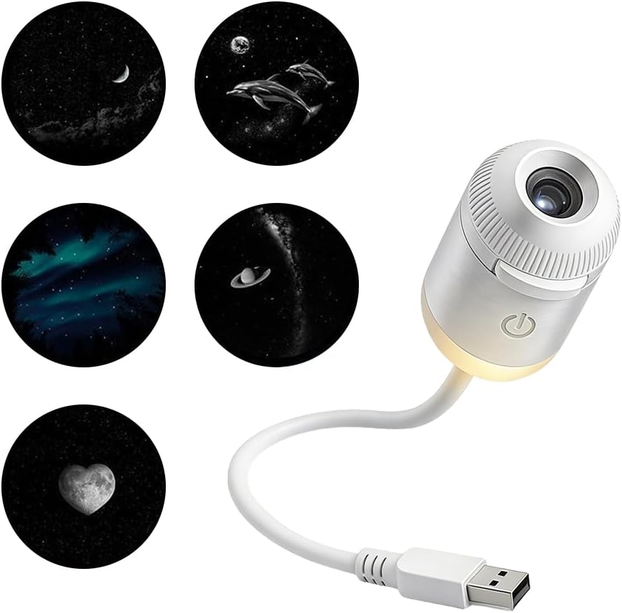 Galaxy Star Projector Night Light | Bedroom Ceiling & Wall Decor