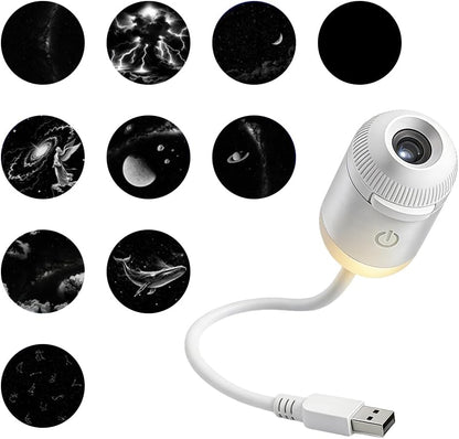 Galaxy Star Projector Night Light | Bedroom Ceiling & Wall Decor