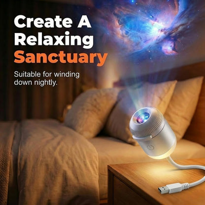 Galaxy Star Projector Night Light | Bedroom Ceiling & Wall Decor