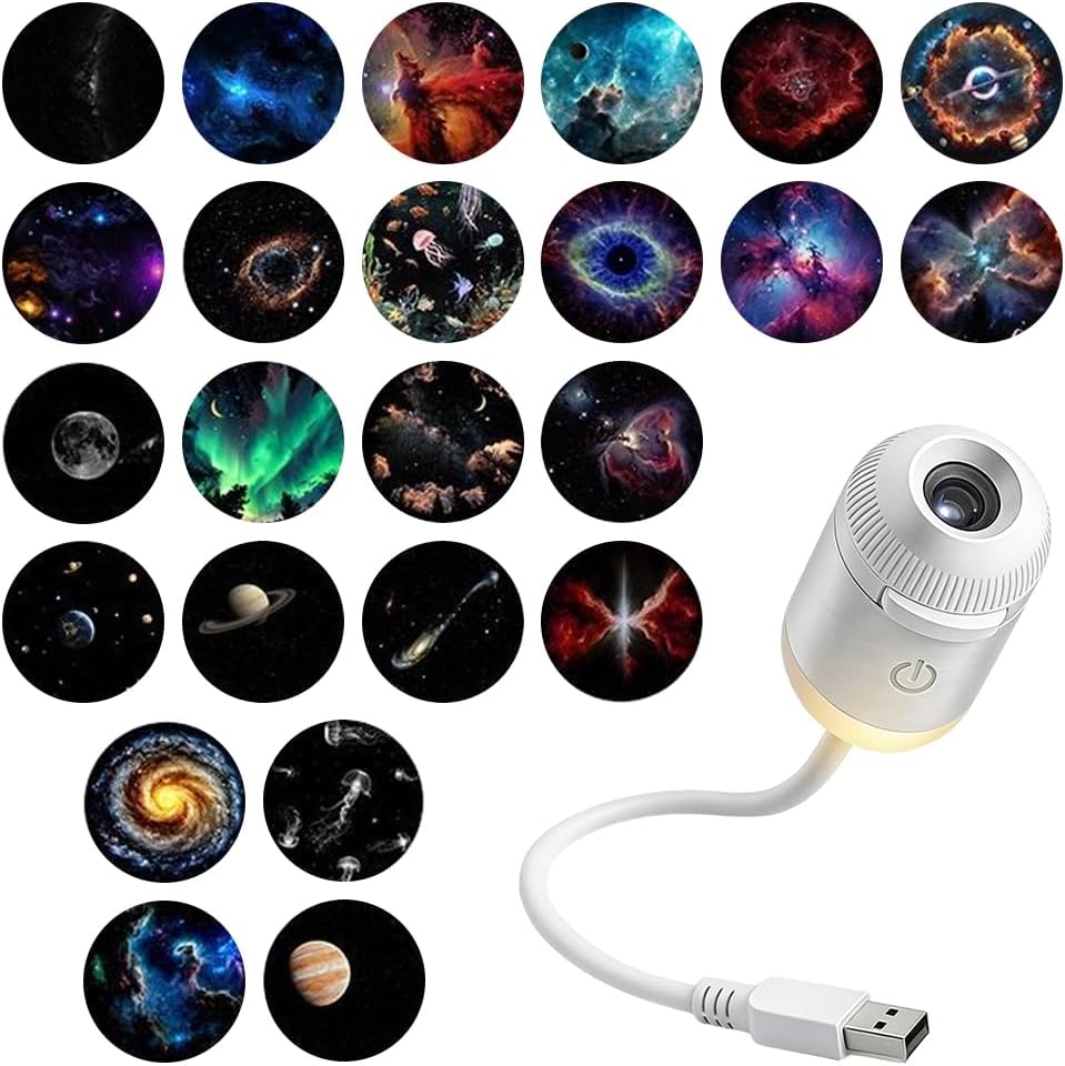 Galaxy Star Projector Night Light | Bedroom Ceiling & Wall Decor