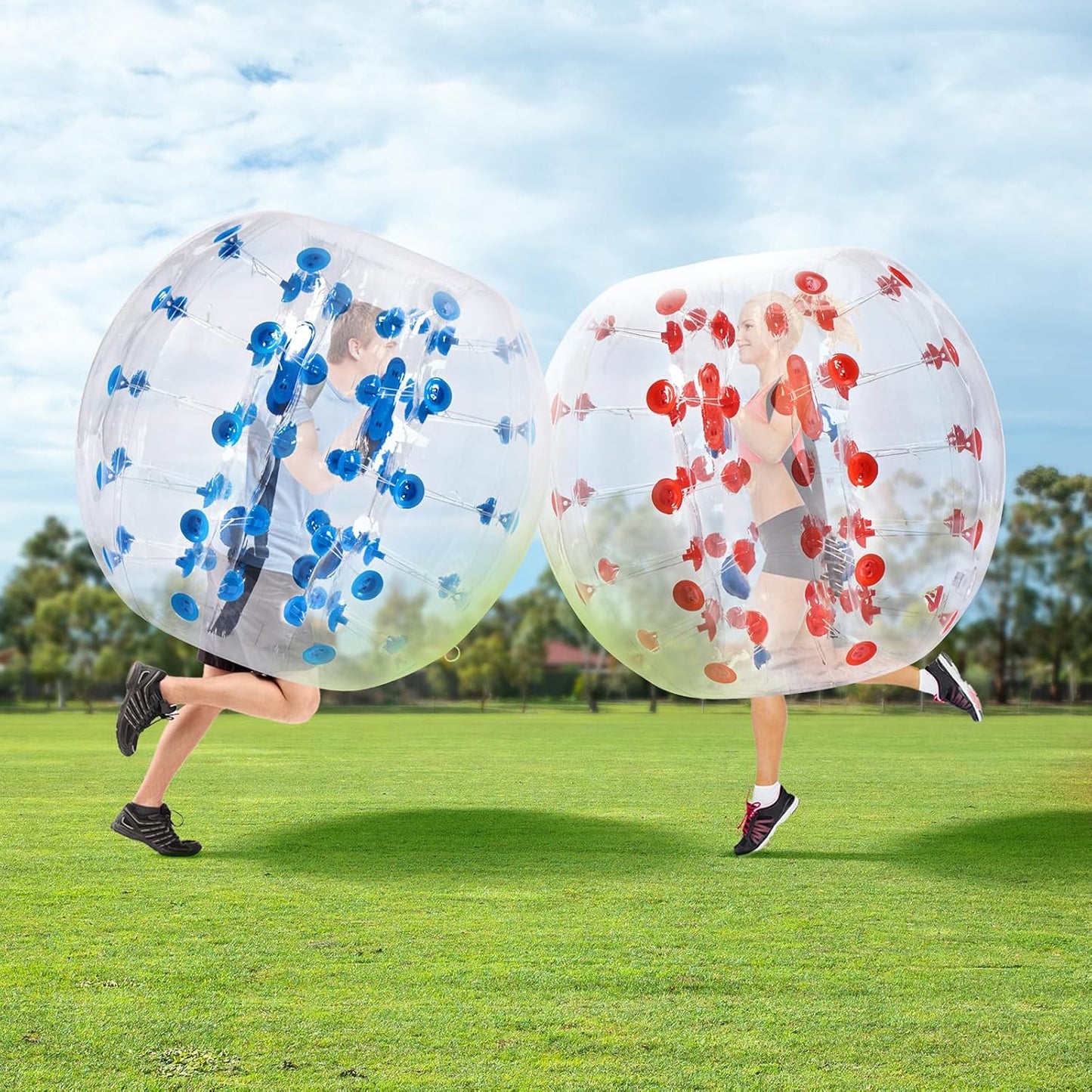 Inflatable Bumper Balls 2-Pack - 5FT Heavy-Duty Sumo Zorb Balls for Adults & Teens ⚽️🔥